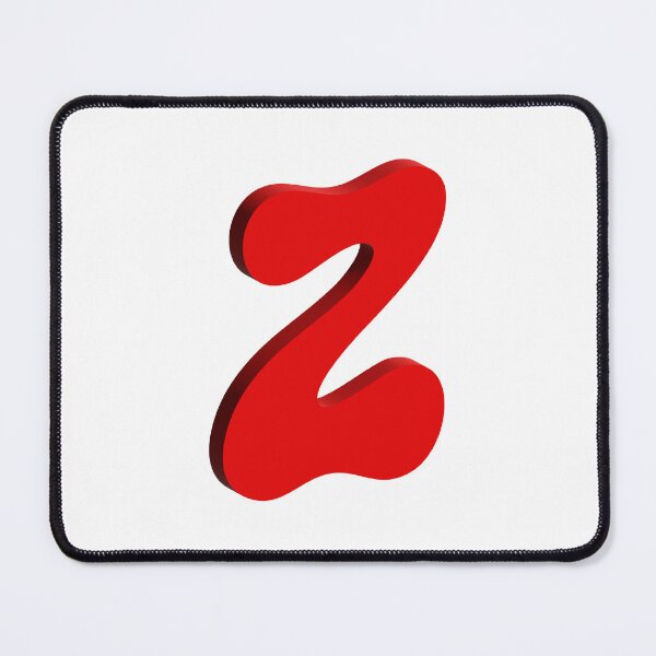 Item preview, Bold Red 3D Letter Z – Playful Bubble Font designed and sold by uncoXab.