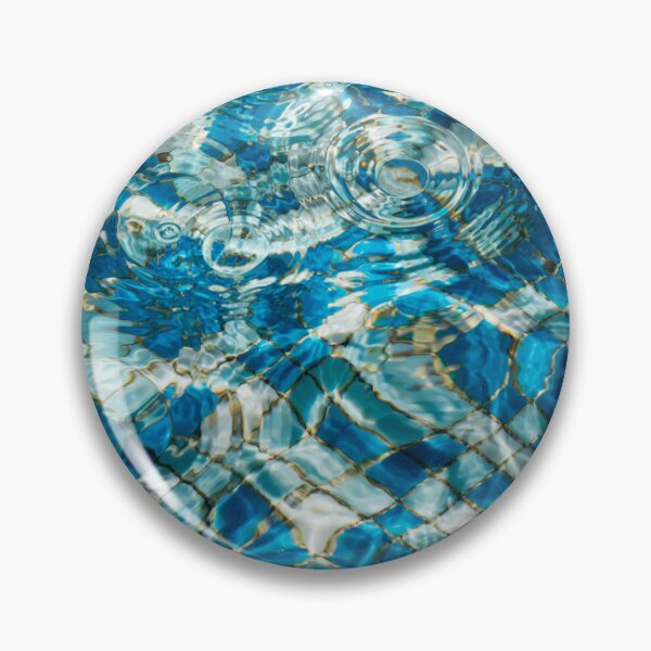 Item preview, Blue Sunlit Ripples Circles and Veins of Light designed and sold by Georgia Mizuleva.