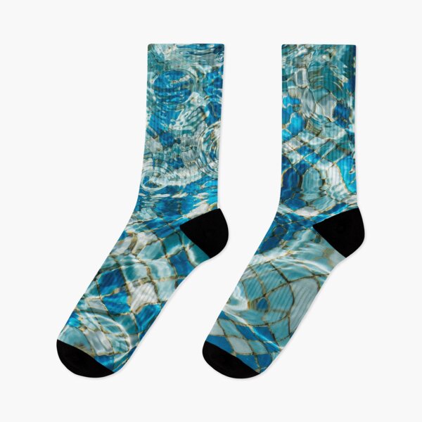Item preview, Blue Sunlit Ripples Circles and Veins of Light designed and sold by Georgia Mizuleva.