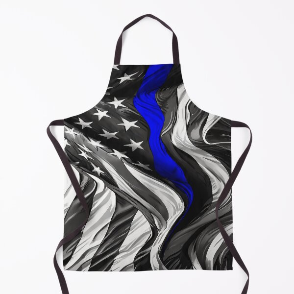 Item preview, Thin Blue Line American Flag – Police Support Grunge Design designed and sold by artistwill.