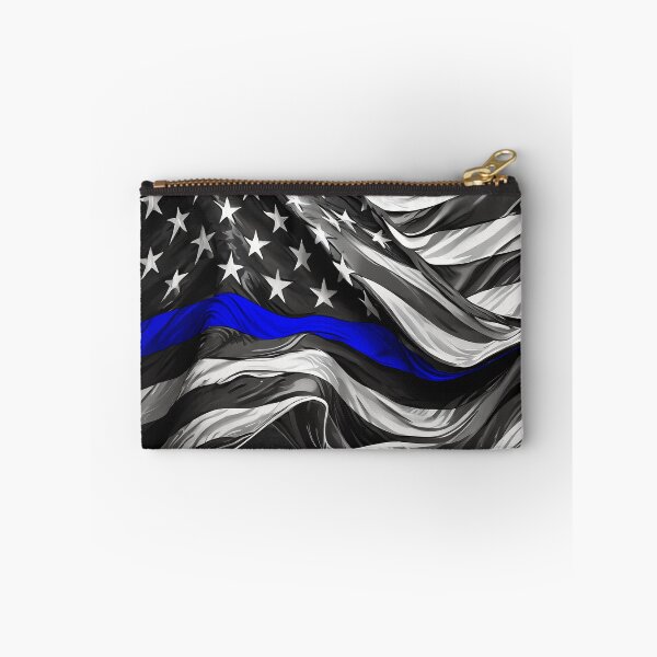 Item preview, Thin Blue Line American Flag – Police Support Grunge Design designed and sold by artistwill.