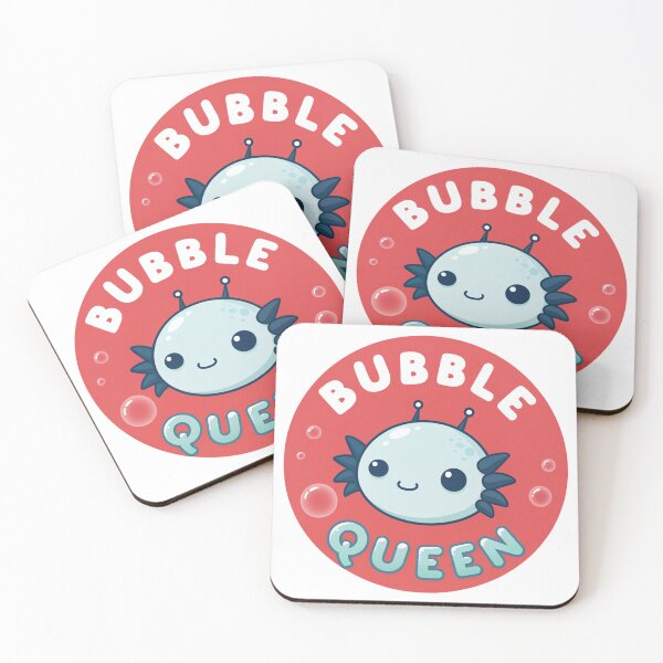 Item preview, Bubble Queen Axolotl Sticker designed and sold by kacperartdesign.