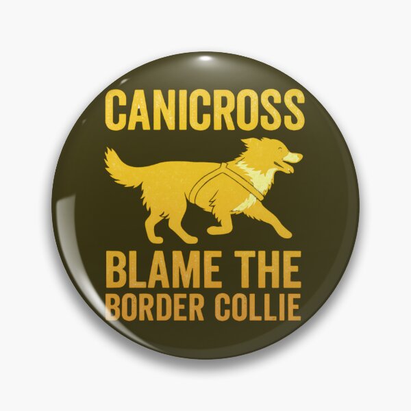 Item preview, Canicross Blame the Border Collie Funny Dog Sport Design designed and sold by Meandmyshop.