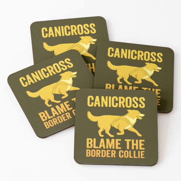 Item preview, Canicross Blame the Border Collie Funny Dog Sport Design designed and sold by Meandmyshop.