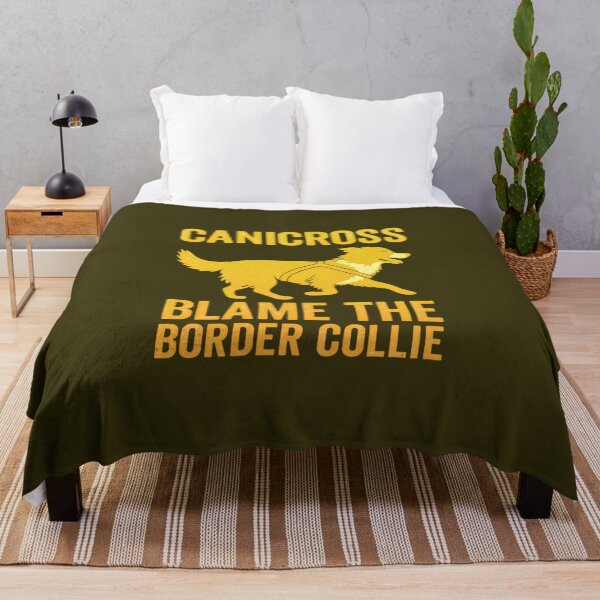 Item preview, Canicross Blame the Border Collie Funny Dog Sport Design designed and sold by Meandmyshop.