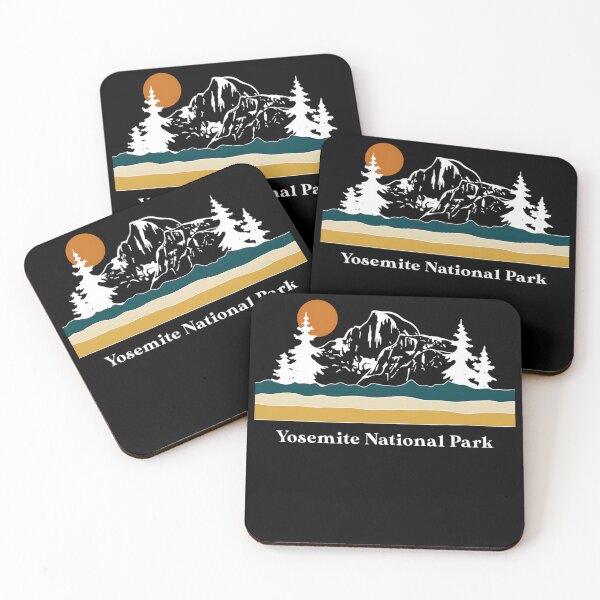 Item preview, Retro Vintage Yosemite National Park Half Dome Stripes designed and sold by Duncidi.