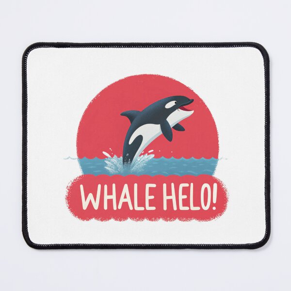 Item preview, Whale Helo! Orca Sticker  designed and sold by kacperartdesign.
