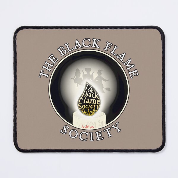 Item preview, Black Flame Society Podcast Candle Graphic | PERFECT GIFT FOR YOU AND FRIENDS designed and sold by TiffanyFendrick.
