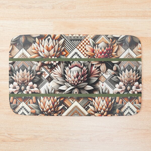 Item preview, African protea print design  designed and sold by Nikki-Tee.