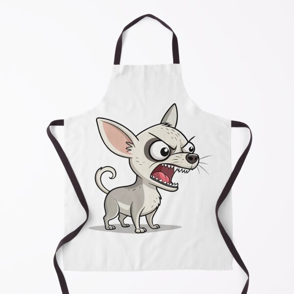 Item preview, Funny Snarling White Chihuahua – Small But Savage – Cute Dog Design designed and sold by FurRealGifts.