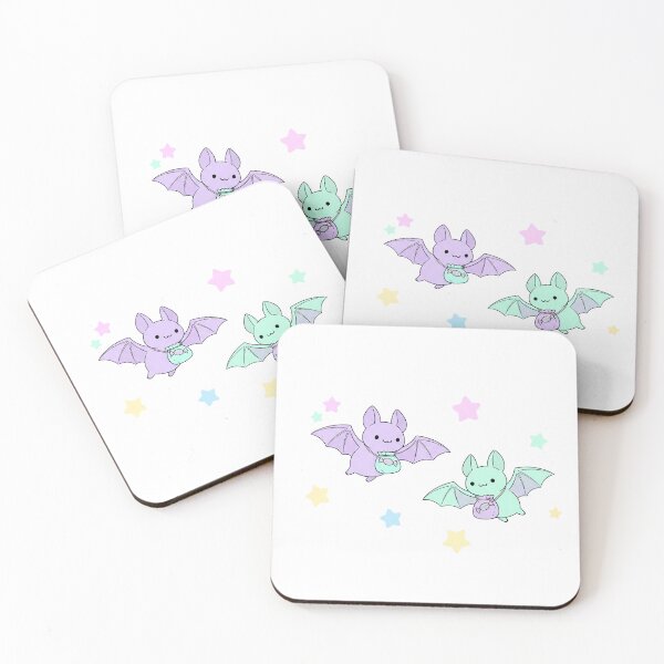 Item preview, Cute Kawaii Pastel Bats Halloween Trick or Treat designed and sold by istoriadesign.