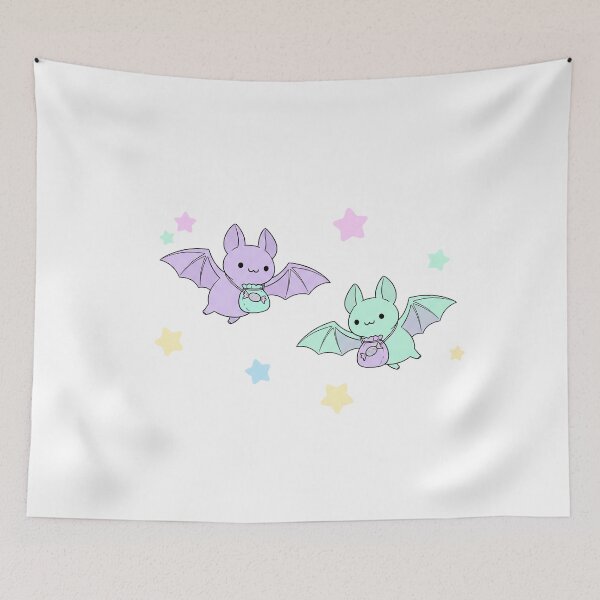 Item preview, Cute Kawaii Pastel Bats Halloween Trick or Treat designed and sold by istoriadesign.