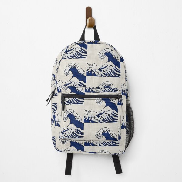 Item preview, Cross stitch Hokkaido waves traditional pattern and colors designed and sold by Ponted.