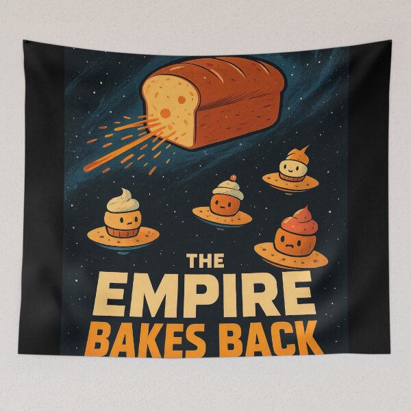 Item preview, The Empire Bakes Back Funny Baking Parody designed and sold by Retr0Tshirts.