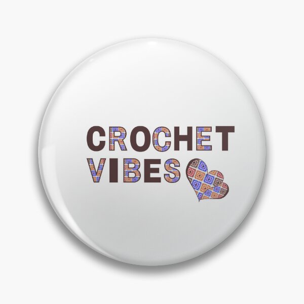 Item preview, Crochet Vibes PNG – Yarn Letter Frame for Stickers, Mugs, Tote Bags & Gifts designed and sold by gloriamelrose.