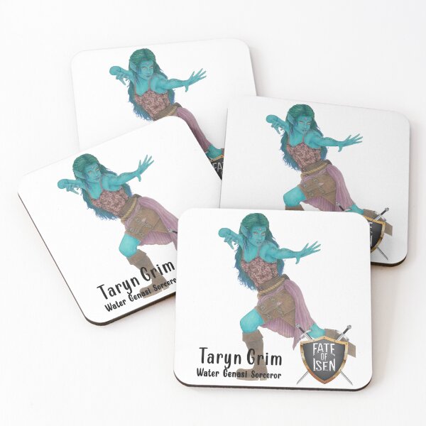 Item preview,  Taryn Grim - Water Genasi Storm Sorceror designed and sold by fateofisen.