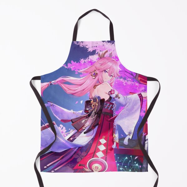Item preview, Genshin Impact Yae Miko Full Moon Portrait designed and sold by trevitea.