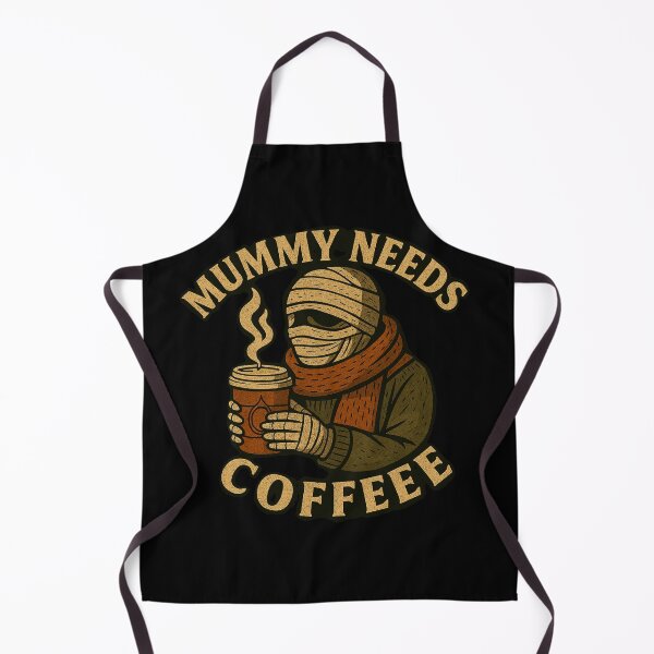 Item preview, Mummy Needs Coffee – Funny Spooky Halloween Coffee Lover  designed and sold by InkwildStudio.