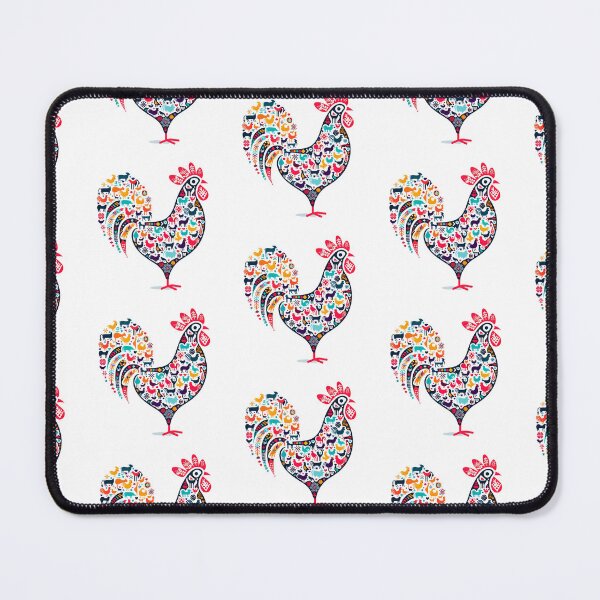 Item preview, Scandinavian Folk Art Cockerel by heidiannemorris ©️  designed and sold by FOLK ART FUSION.