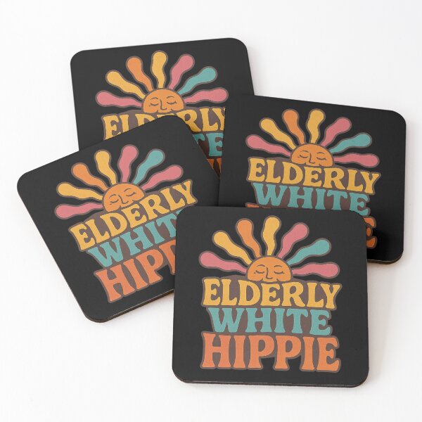 Item preview, Elderly White Hippie Trending Funny Saying Hippie Men Women designed and sold by NightWisdom.