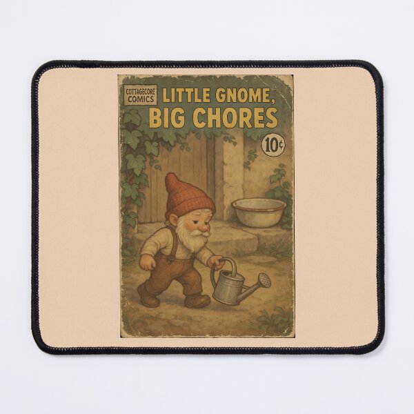 Item preview, Nostalgic Cottagecore: Little gnome, big chores designed and sold by bapupa.
