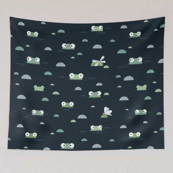 Item preview, Frogs spying designed and sold by Avisnanna.