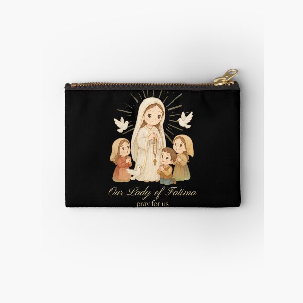 Item preview, Our Lady of Fatima Cartoon Art – Catholic Decor, Inspirational Saint Illustration designed and sold by MixnMatch.