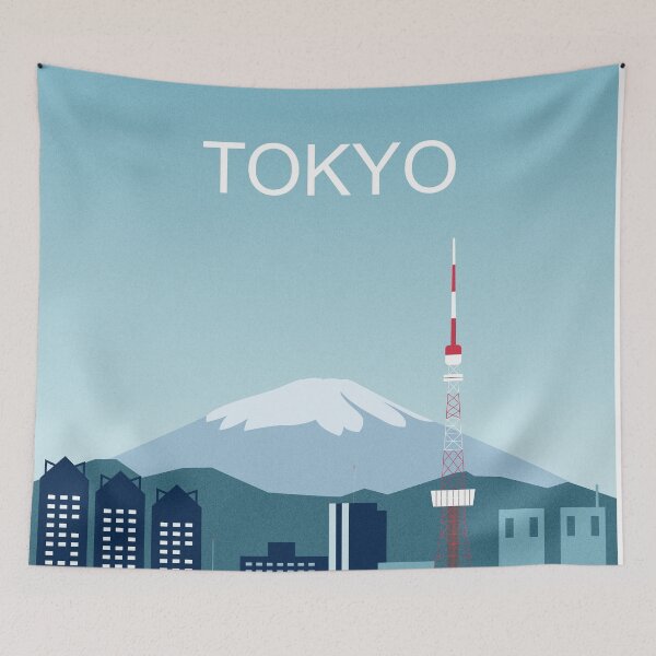 Item preview, Tokyo skyline designed and sold by paulrommer.