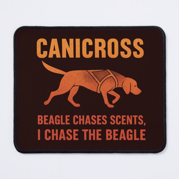 Item preview, Canicross Beagle Chases Scents Funny Dog Sport Design designed and sold by Meandmyshop.