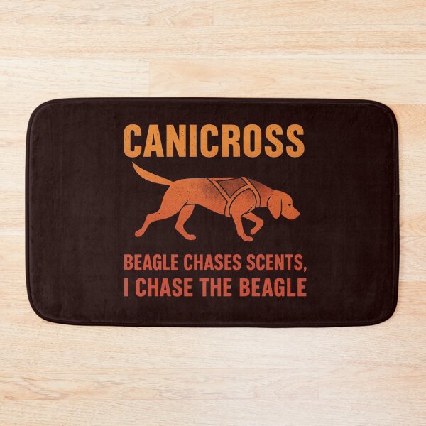 Item preview, Canicross Beagle Chases Scents Funny Dog Sport Design designed and sold by Meandmyshop.