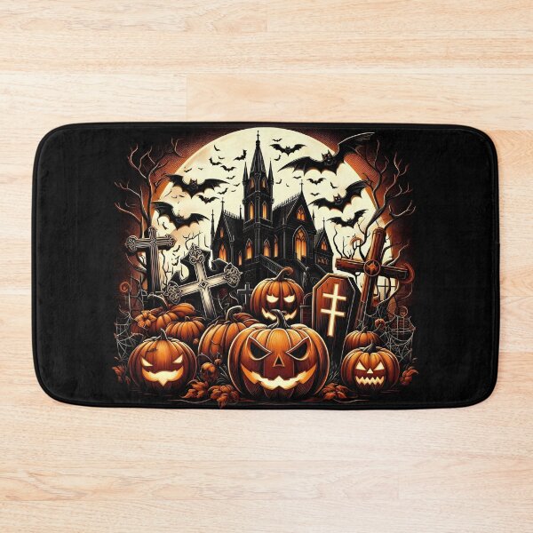 Item preview, Spooky Halloween Haunted Castle Graphics No.1 designed and sold by DreamagineArtDesign.