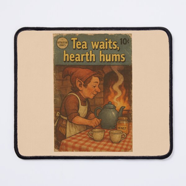 Item preview, Nostalgic Cottagecore: Tea waits, hearth hums designed and sold by bapupa.