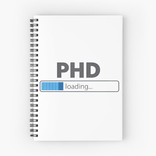 Item preview, PhD Loading Sticker – Minimalist Graduate School Design with Progress Bar designed and sold by VividOrganica.