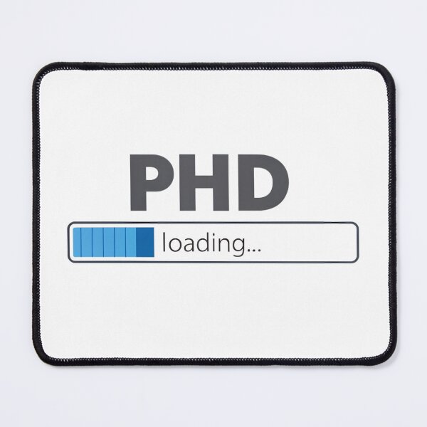 Item preview, PhD Loading Sticker – Minimalist Graduate School Design with Progress Bar designed and sold by VividOrganica.