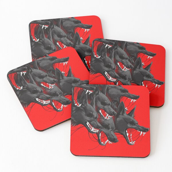 Item preview, Headhunter - many wolf heads snarling designed and sold by Luccain.Art.