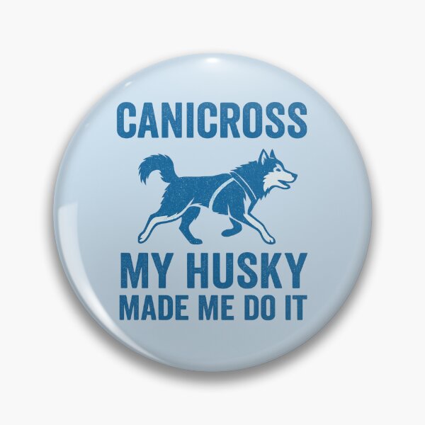 Item preview, Canicross My Husky Made Me Do It Funny Dog Sport Design designed and sold by Meandmyshop.