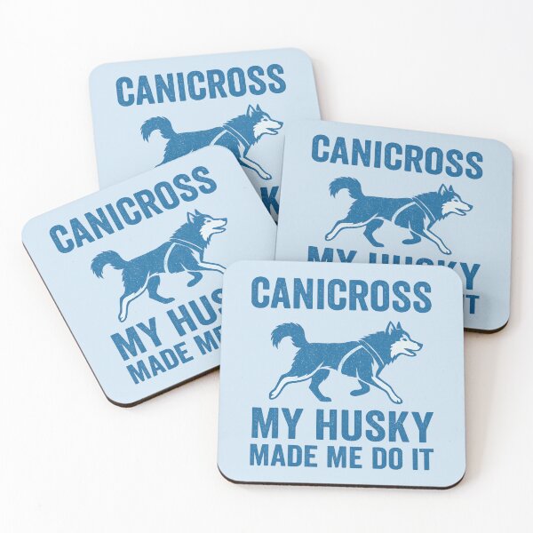 Artikelvorschau, Canicross Mein Husky hat mich dazu gebracht, lustiges Hundesport-Design zu machen entworfen und verkauft von Meandmyshop.