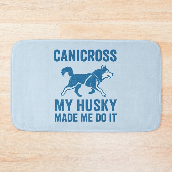 Item preview, Canicross My Husky Made Me Do It Funny Dog Sport Design designed and sold by Meandmyshop.