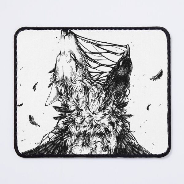 Item preview, Split Apart - Wolf and Raven designed and sold by Luccain.Art.