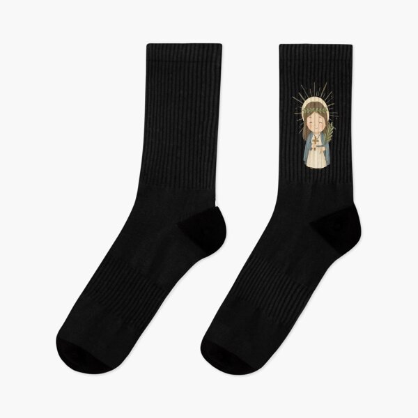 Item preview, St Dymphna Cartoon Art – Catholic Decor, Inspirational Saint Illustration designed and sold by MixnMatch.