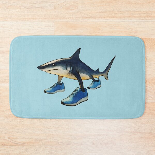Item preview, Tralalero Tralala Shark in Blue Shoes Watercolor Cutout designed and sold by EmeraldeaArt.