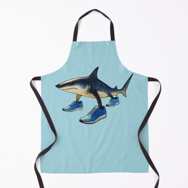 Item preview, Tralalero Tralala Shark in Blue Shoes Watercolor Cutout designed and sold by EmeraldeaArt.