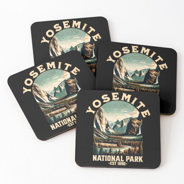 Item preview, Retro Yosemite National Park USA Vintage Hiking designed and sold by Vadimwj.