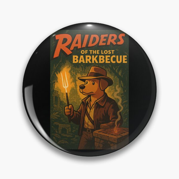 Artikelvorschau, Raiders of the Lost Barkbecue Lustiges Shirt entworfen und verkauft von Retr0Tshirts.