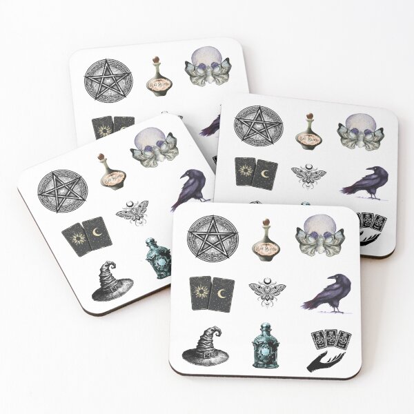 Item preview, Witch’s Dark Artefacts – Gothic Sticker Set designed and sold by Aloor.