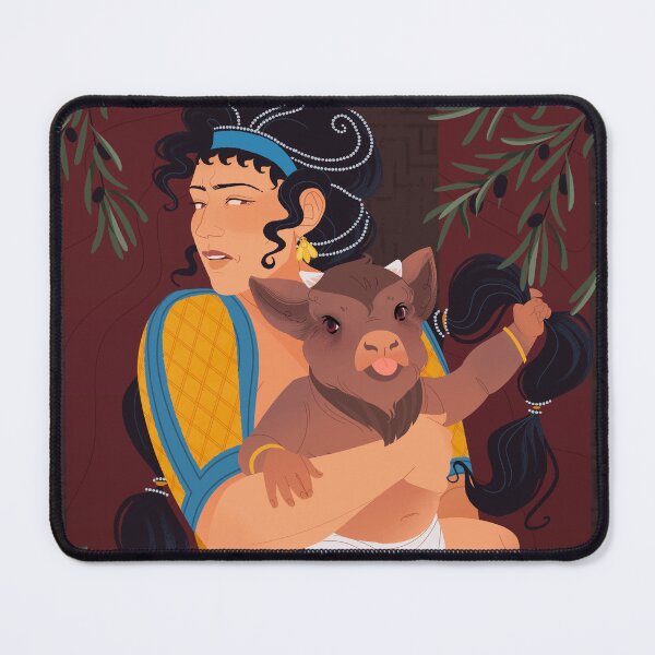 Item preview, Pasiphae and Asterion the minotaur designed and sold by flaroh.