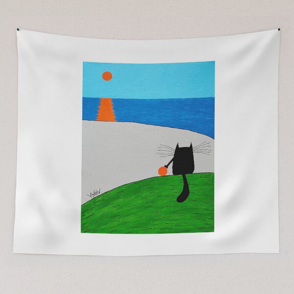 Item preview, SUNSET CAT designed and sold by ARToonHouse.