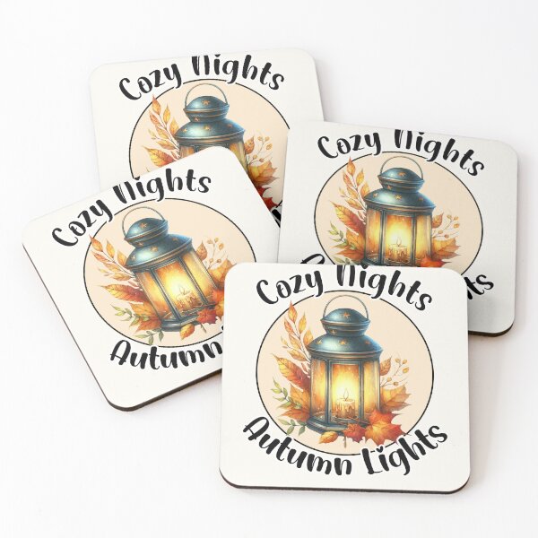 Item preview, Cozy Nights & Autumn Lights – Rustic Lantern Candle Fall Design designed and sold by Dantin.