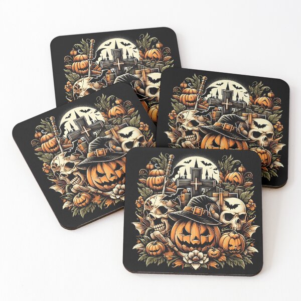 Item preview, Spooky Halloween Haunted Castle Graphics No.3 designed and sold by DreamagineArtDesign.