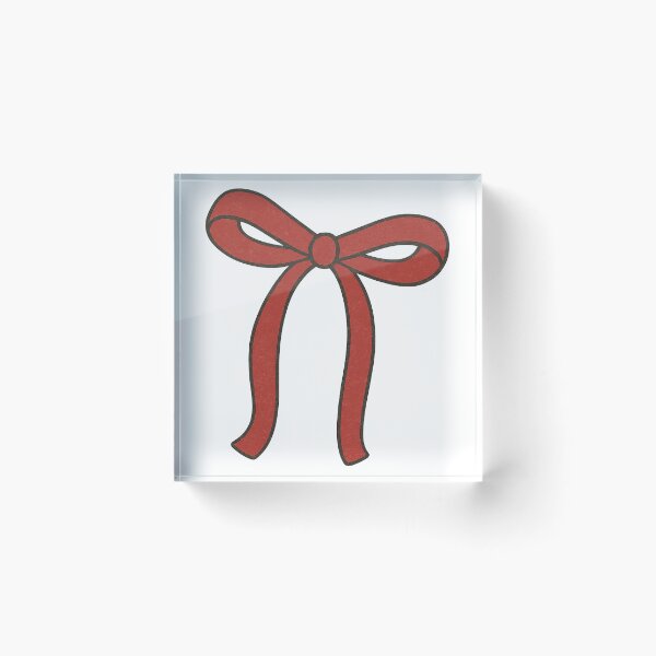 Item preview, Vintage Red Ribbon Bow Illustration designed and sold by ArtfulWeave.